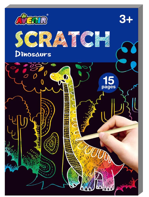 Avenir &#8211; Mini Scratch Book Dinosaurs