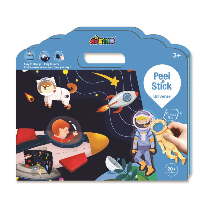 Avenir &#8211; Peel and Stick Space Galaxy Play Set