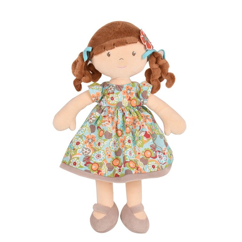 Bonikka &#8211; Summer Flower Kid Doll with Brunette Hair