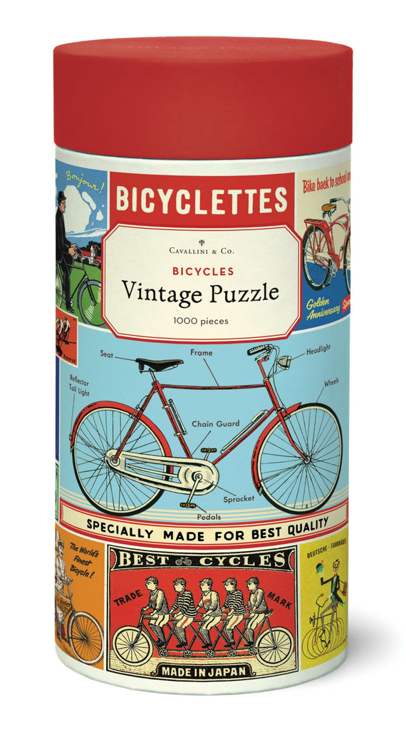 Cavallini 1000 Pc Puzzle – Bicycles