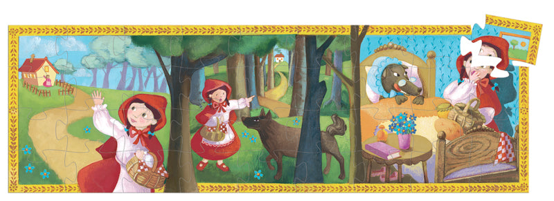 DJ7230 &#8211; Little Red Riding Hood 36pc Silhouette Puzzle1