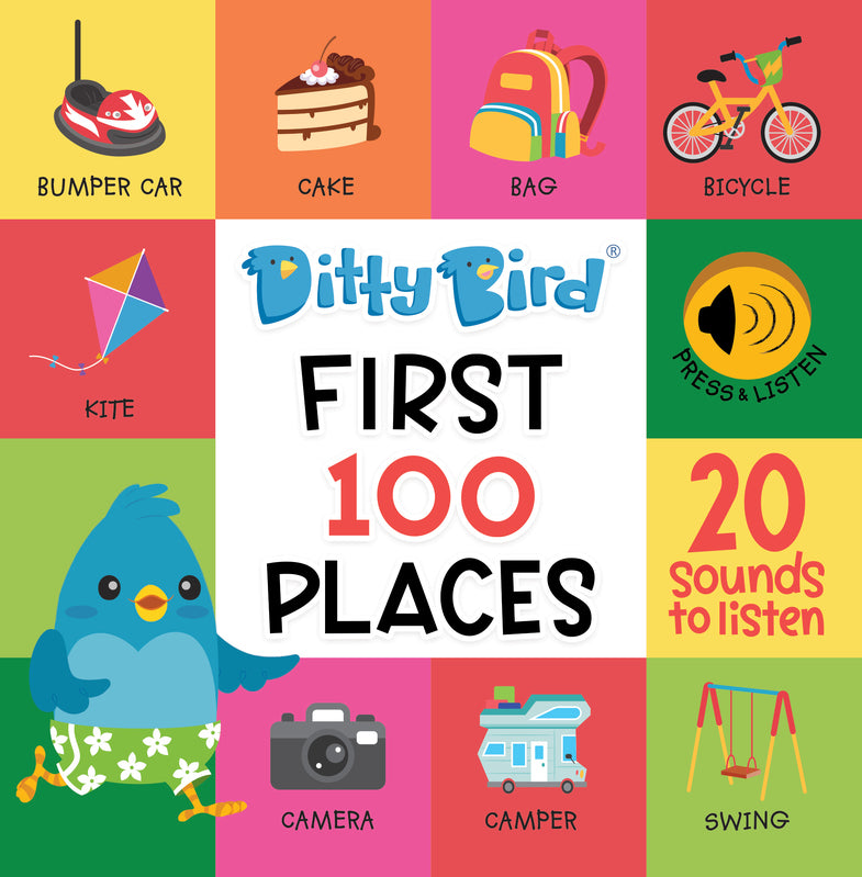 Ditty Bird &#8211; First 100 Places Board Book