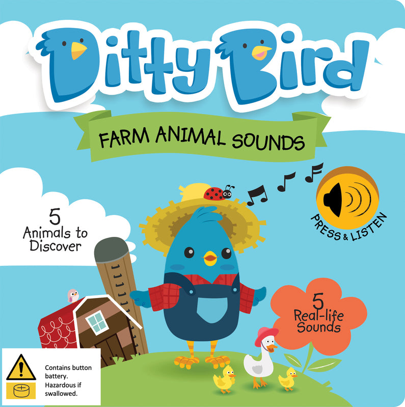 Ditty Bird – Farm Animals Sound Board Book