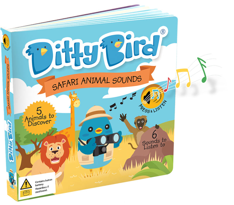 Ditty Bird – Safari Animal Sounds Board Book1