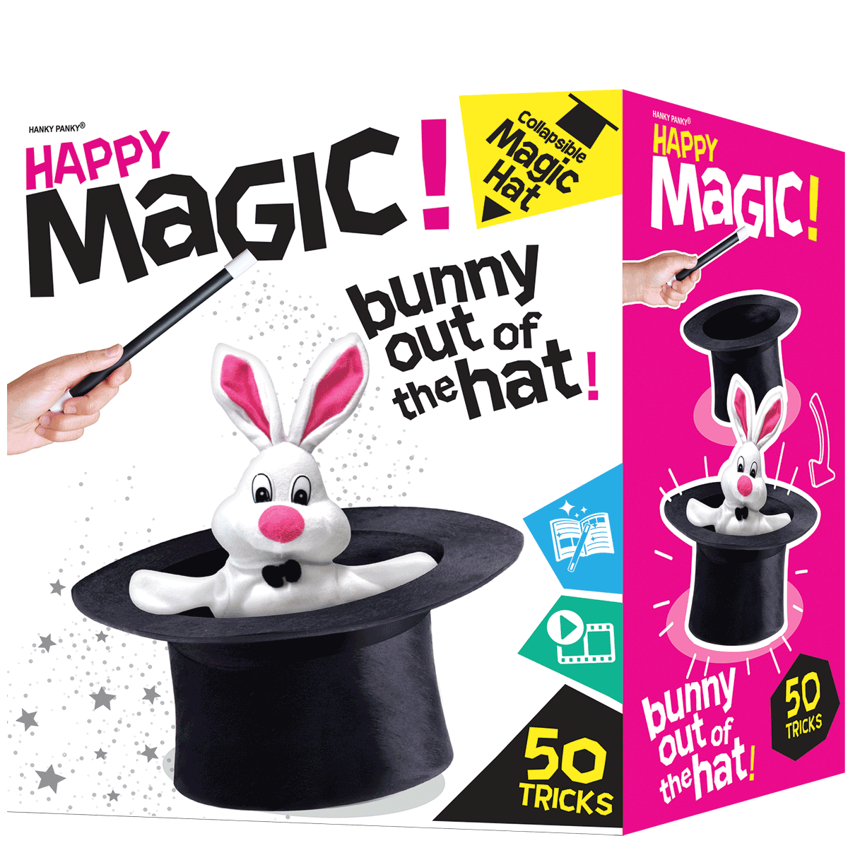 Collapsible Hat Magic Tricks Set 50 Magic Tricks Classic Gifts