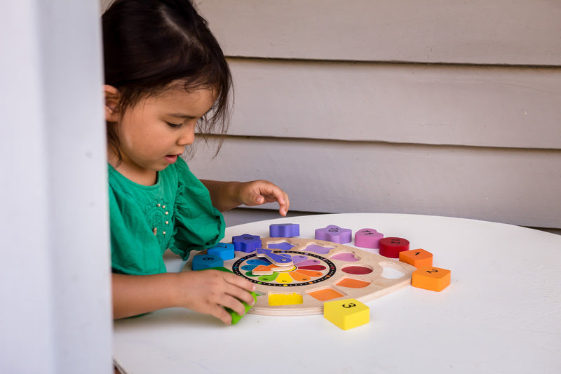Kiddie Connect  &#8211; Clock Puzzle Wooden toy