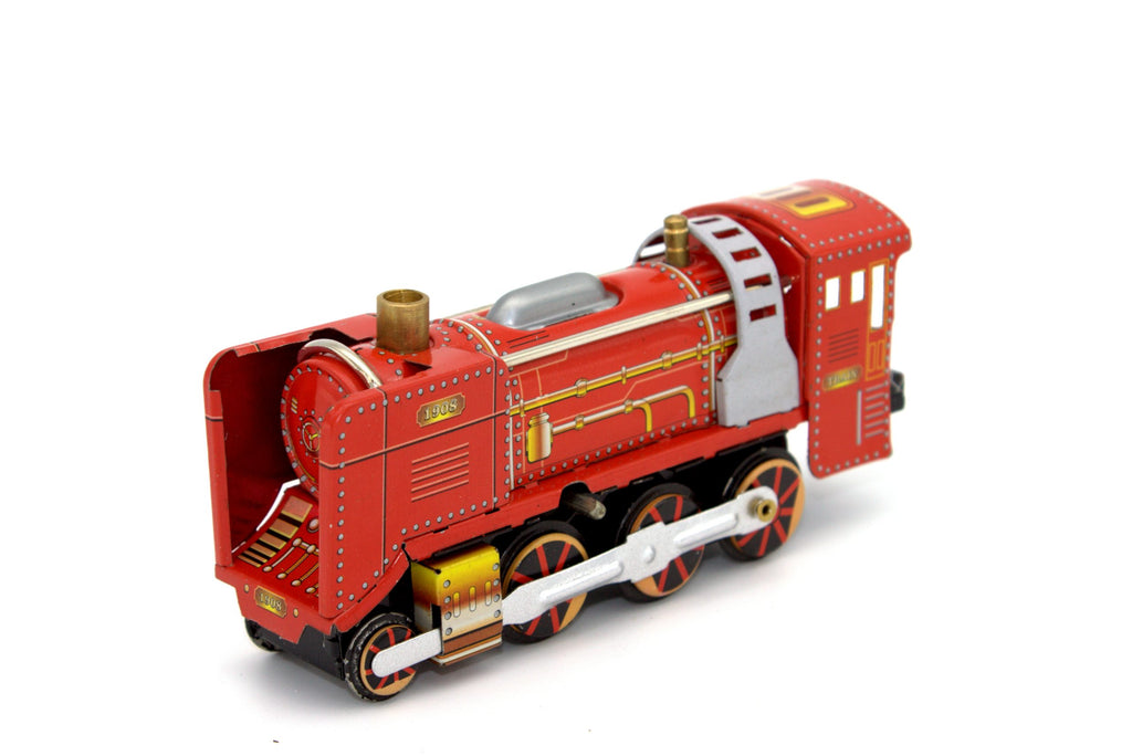 Locomotive Train Engine Red vintage toys