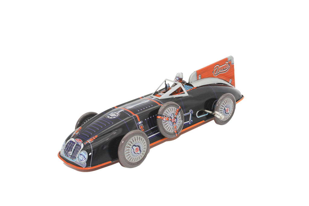 Marxu St John – Wind Up Tin Toy Racer Car &#8211; Dennis