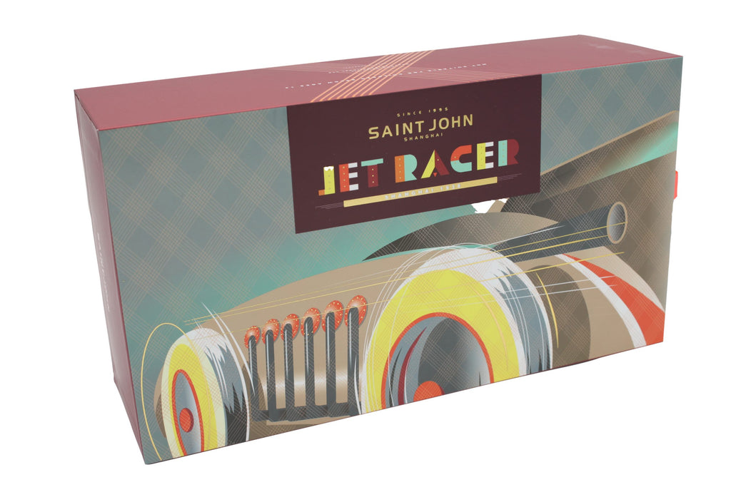 Marxu St John – Wind Up Tin Toy Racer Car &#8211; Jet 1