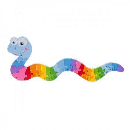 New Classic Toys &#8211; Rainbow Alphabet Snake Puzzle new