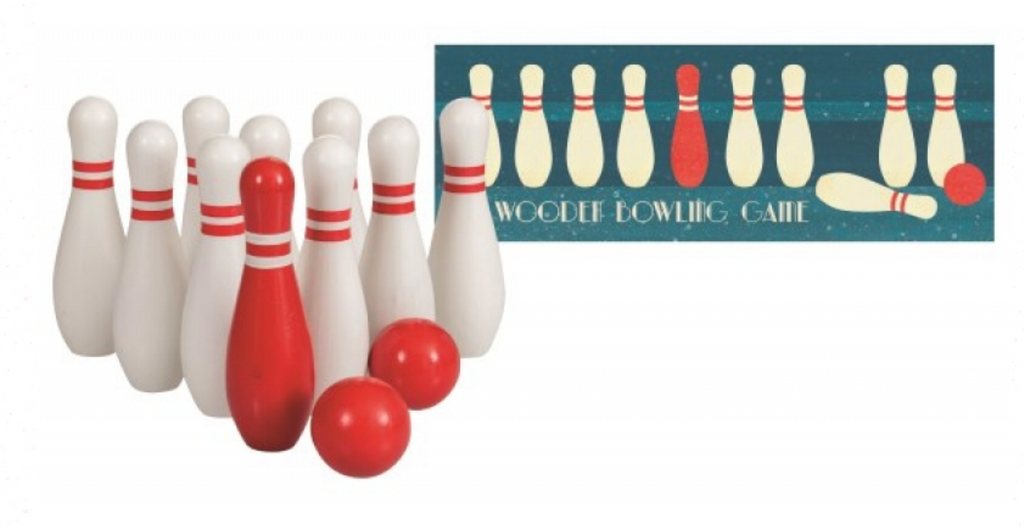 wooden bowling game 1
