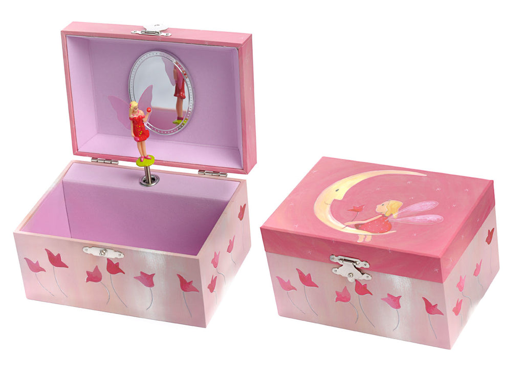Musical Jewellery Box Pink Moon