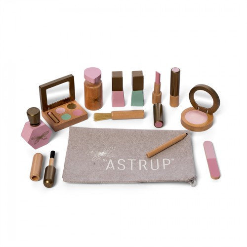 Astrup Wooden Role Play Make Up Set, 13 pieces1