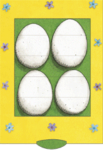2 Way Greeting Card  Eggs 1
