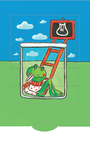 2 Way Greeting Card  Frog 1