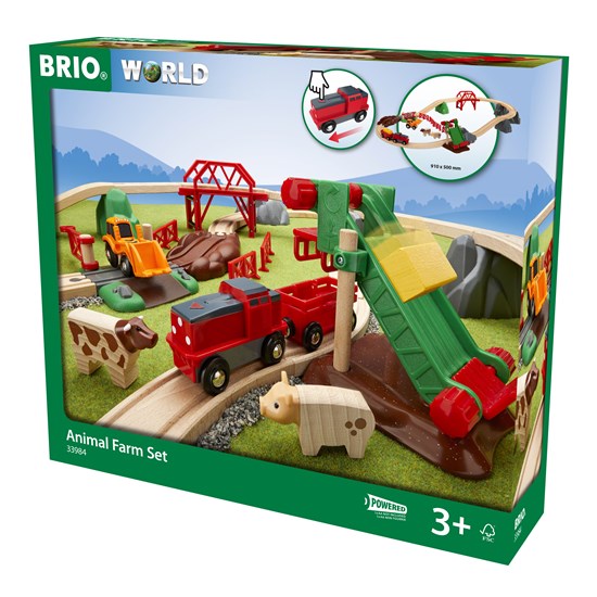 BRIO Set &#8211; Animal Farm Set 30 pieces Train Set