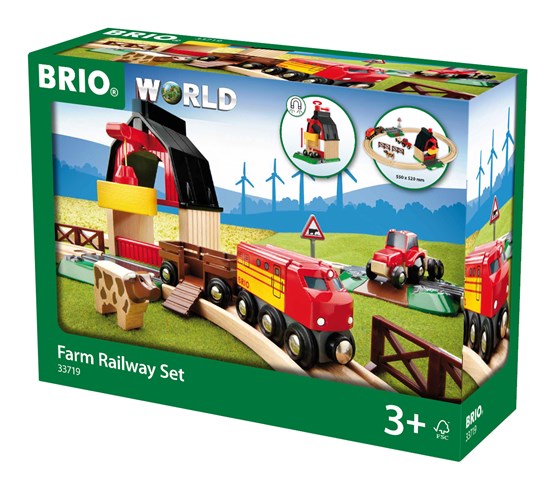 BRIO Set &#8211; Farm Railway Set, 20 pieces