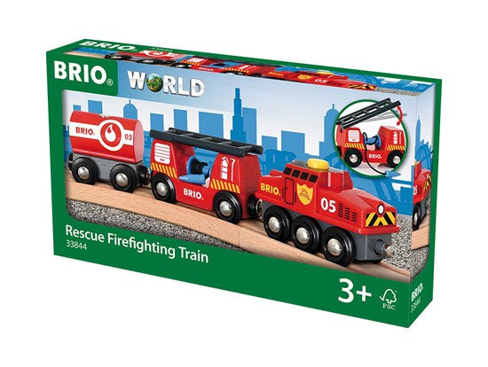 BRIO Train &#8211; Rescue Firefighting Train 4 K