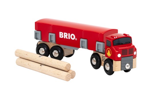 BRIO Vehicle &#8211; Lumber Truck, 6 pieces