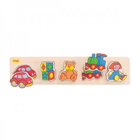 Bigjigs Toys Chunky Lift and Match Puzzle New