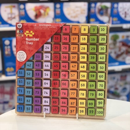 Bigjigs Toys &#8211; Number Tray on packaging