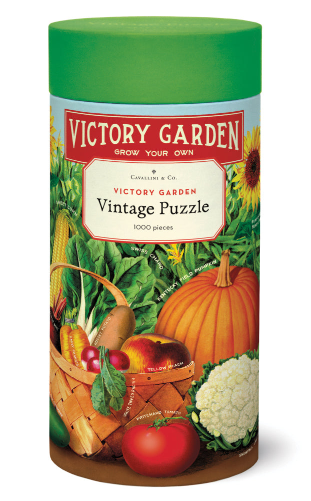 Cavallini 1000 Pc Puzzle – Victory Garden