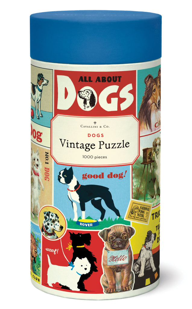 Cavallini 1000 Pc Puzzle – Vintage Dog
