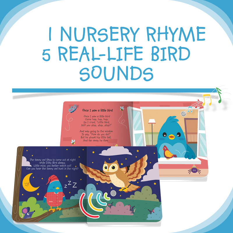 Baby Sound Book: Our Bird songs Musical Book is The Perfect Toys for 1 Year Old toddler.