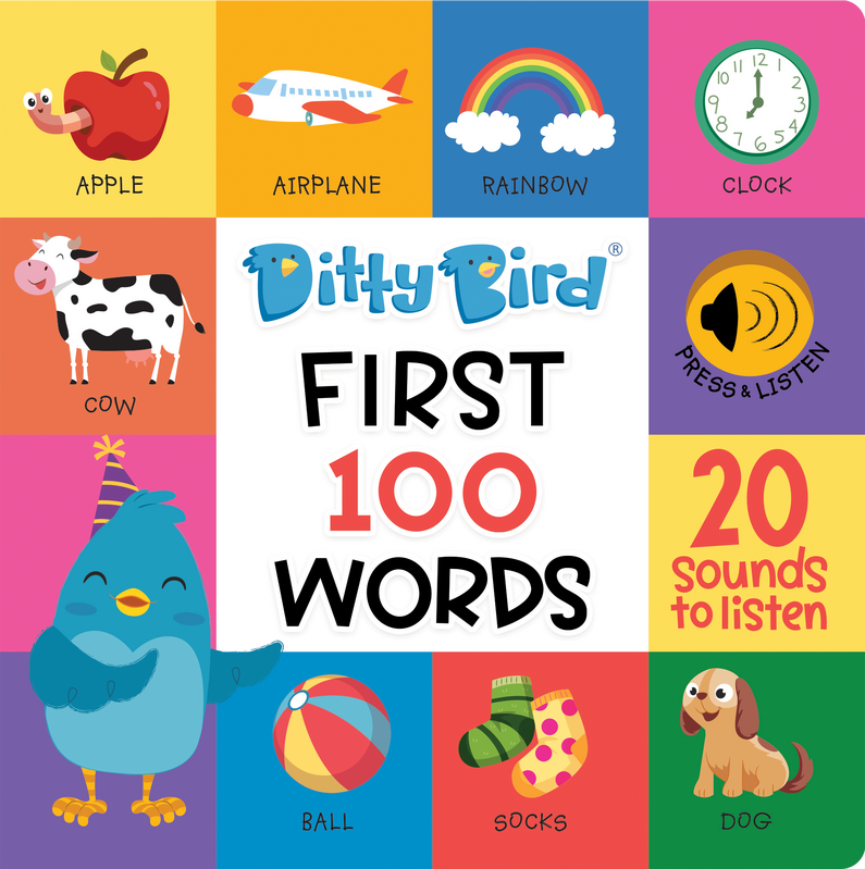 Ditty Bird &#8211; First 100 Words Board Book