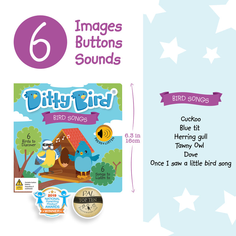 Ditty Bird – Bird Songs Board Book2