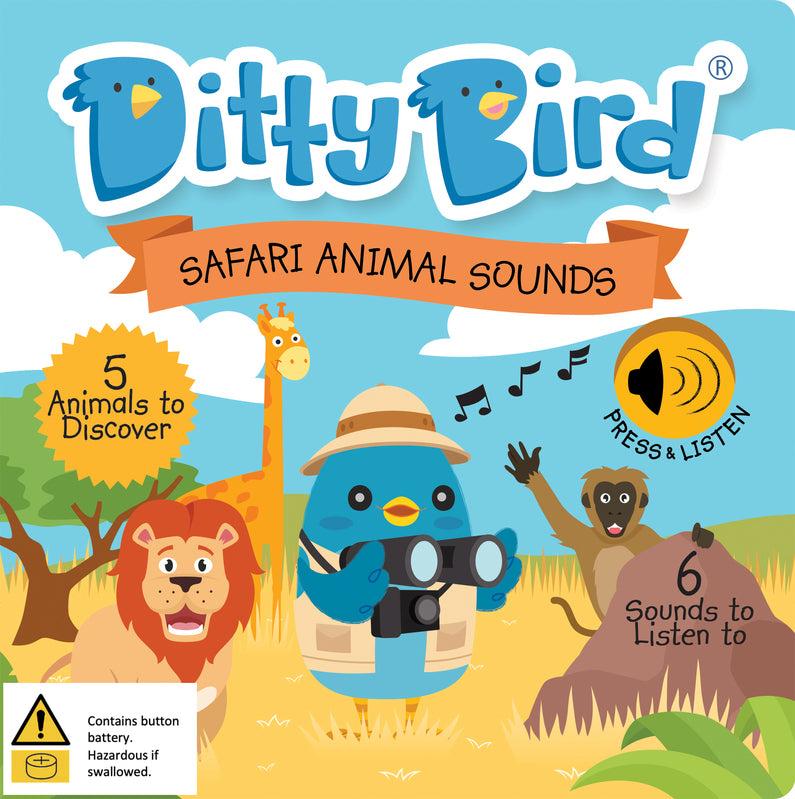 Ditty Bird – Safari Animal Sounds Board Book