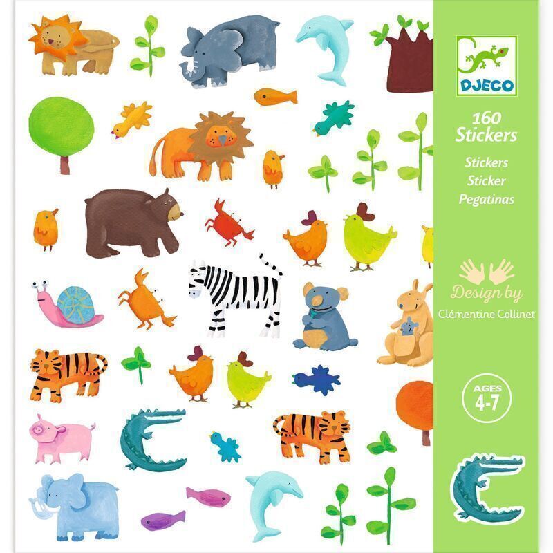 Djeco &#8211; Animals Stickers