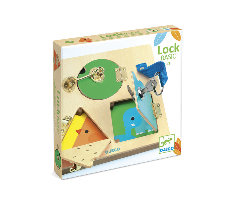 Djeco &#8211; LockBasic Wooden Puzzle New