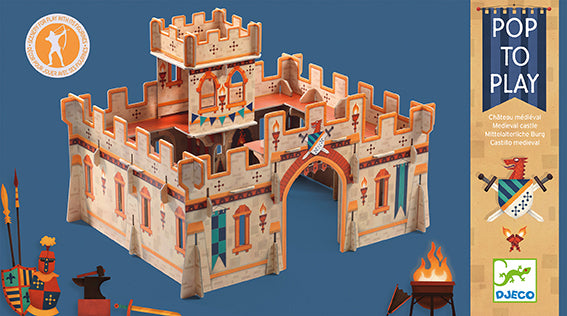 Djeco &#8211; Medieval Castle Pop to Play 2