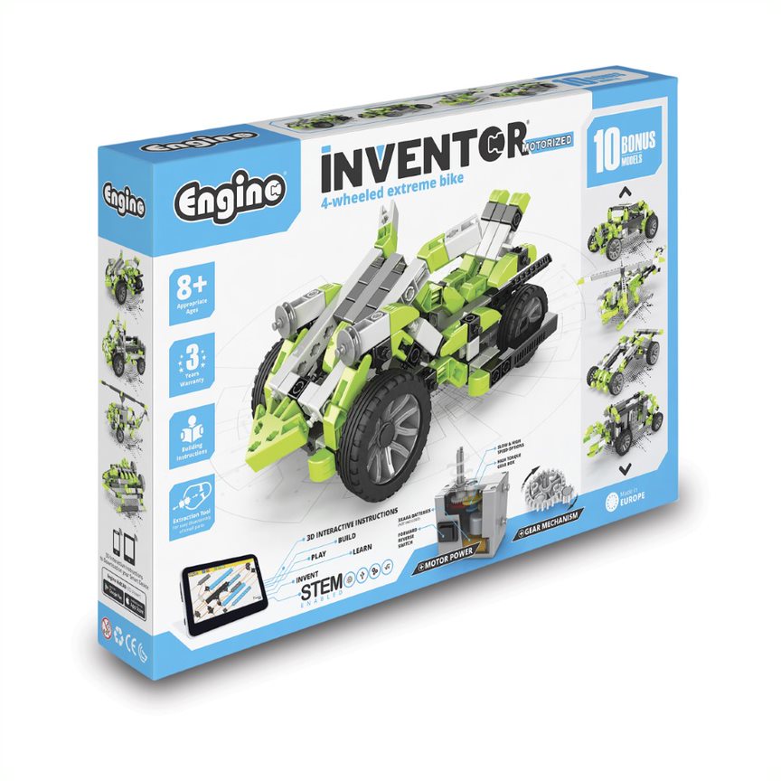 Inventor - Motorised - 4-wheeled Extreme Bike – Classic Gifts Australia