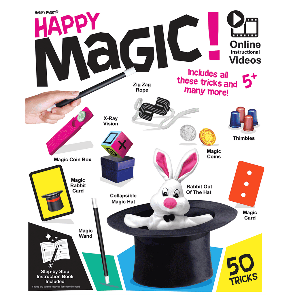 Happy Magic &#8211; Collapsible Hat Magic Tricks Set