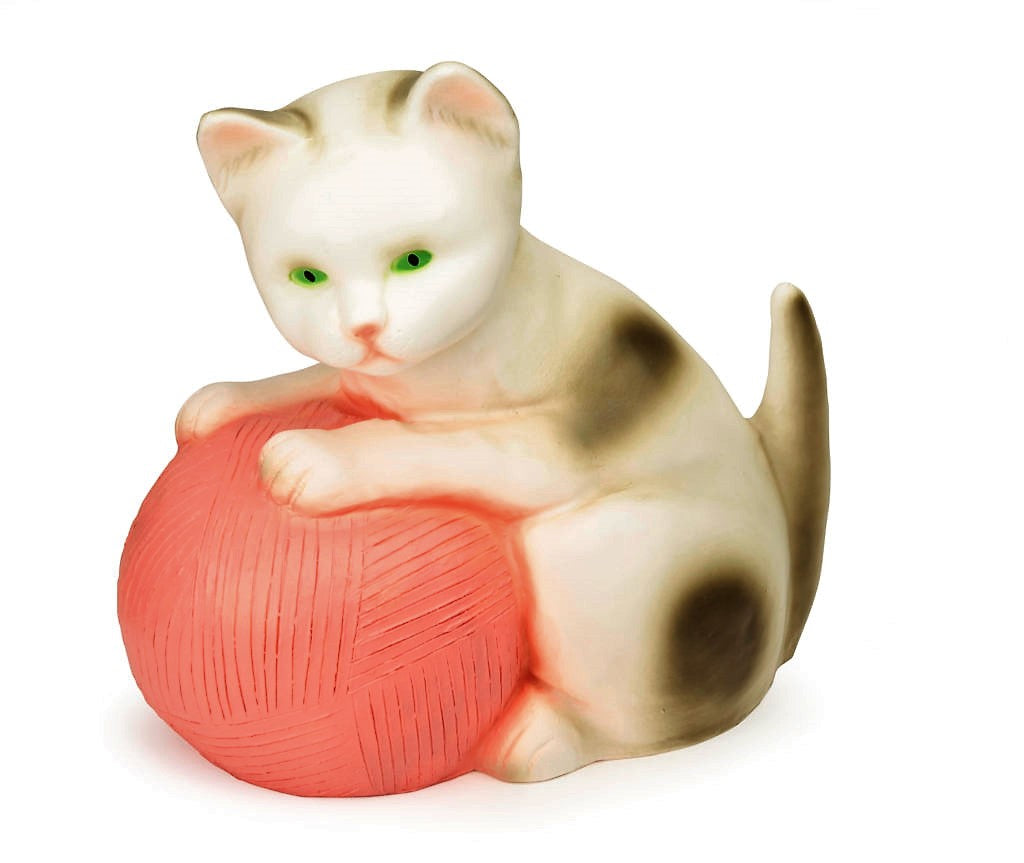 Heico Lamp – Cat with Pink Wool
