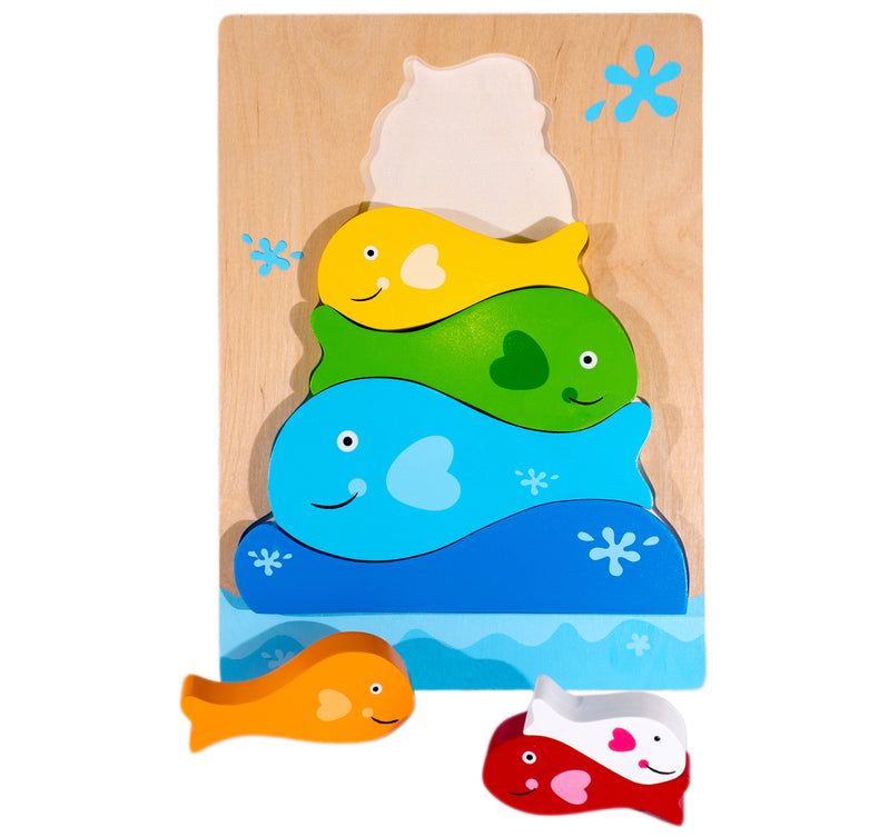Kiddie Connect – Fish Stacker Puzzle