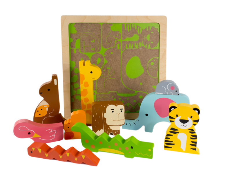 Kiddie Connect – Wild Animal Chunky Puzzle