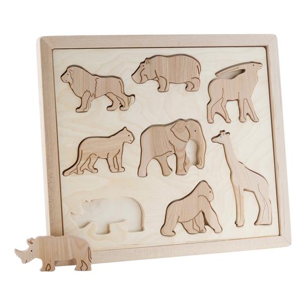 Kubi Dubi &#8211; Wooden Sorting Puzzle &#8211; Animals Of Africa 3