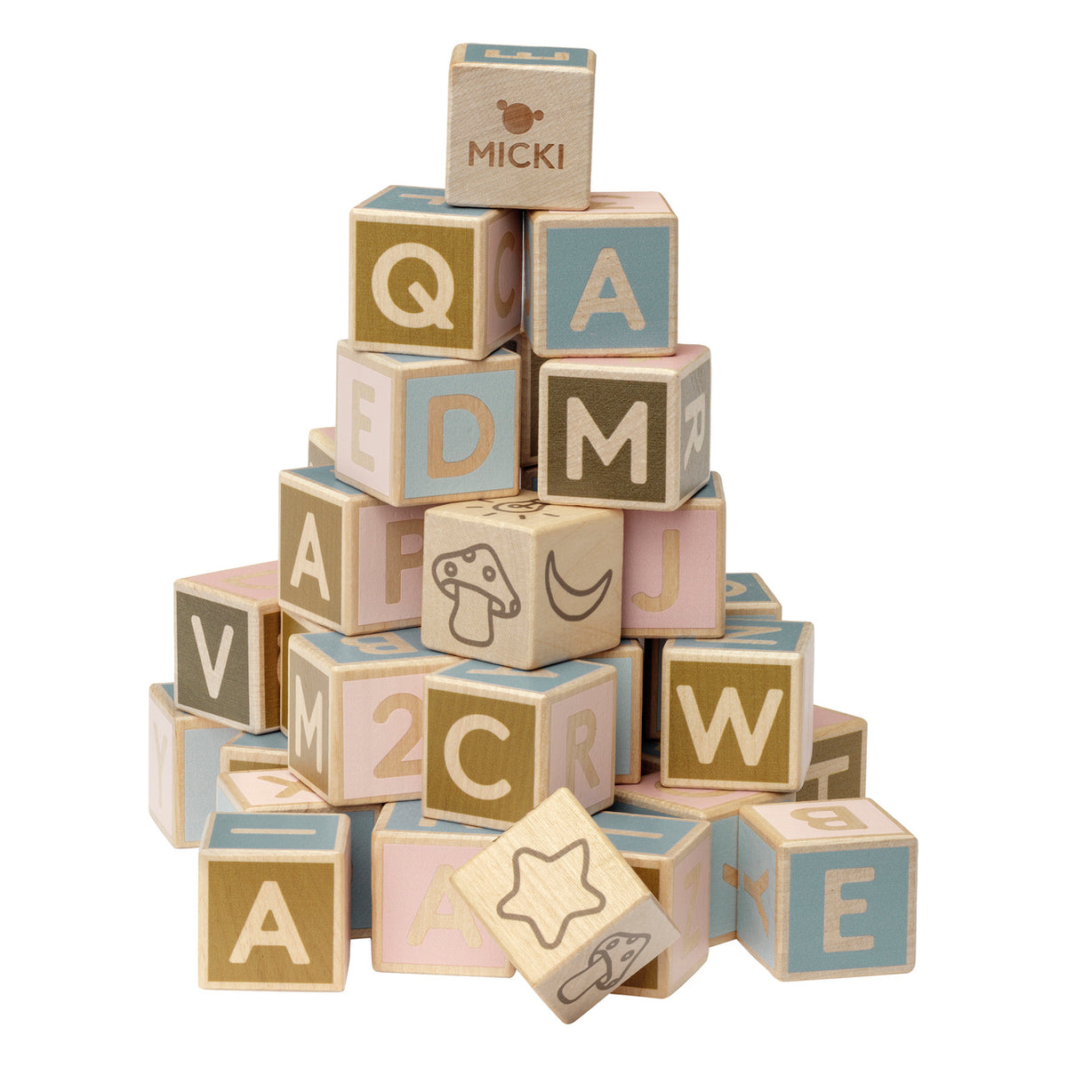 Classic Wooden Alphabet Blocks – Classic Gifts Australia