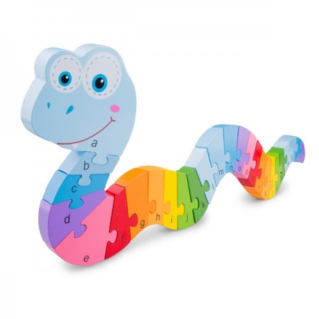 New Classic Toys &#8211; Rainbow Alphabet Snake Puzzle