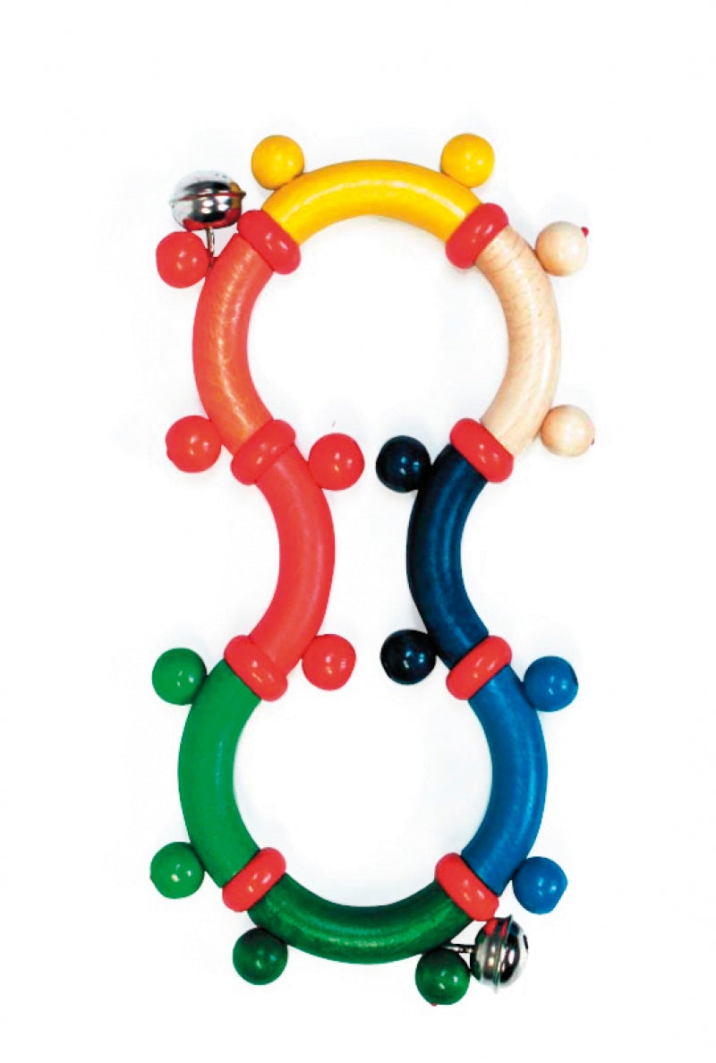 Rattle Assorted Rattle Multi Coloured – Classic Gifts Australia