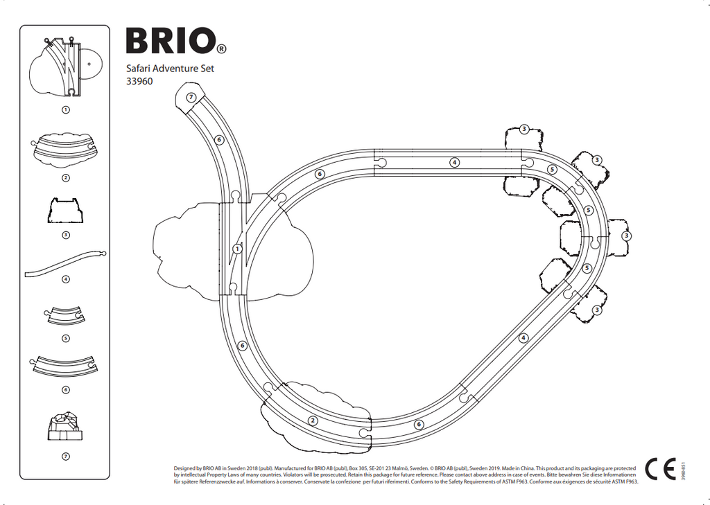 BRIO Set &#8211; Safari Adventure Set 26 pieces