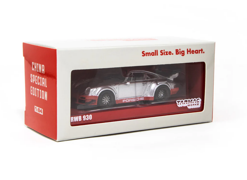Tarmac Works 1-64 RWB 930 Silver with Container China Special Edition &#8211; HOBBY64 3