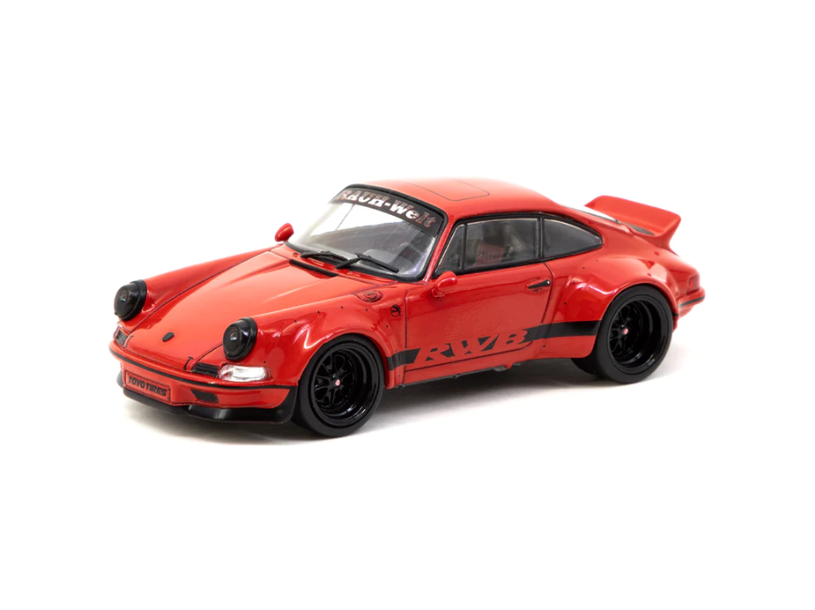 Tarmac Works &#8211; 1-64 Red RWB Porsche Backdate