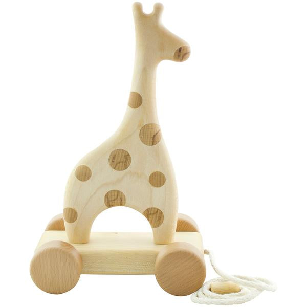 Tatelplota – Wooden Pull Along Giraffe Amelie 2