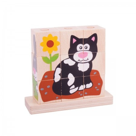 Wooden Stacking Puzzle Pets