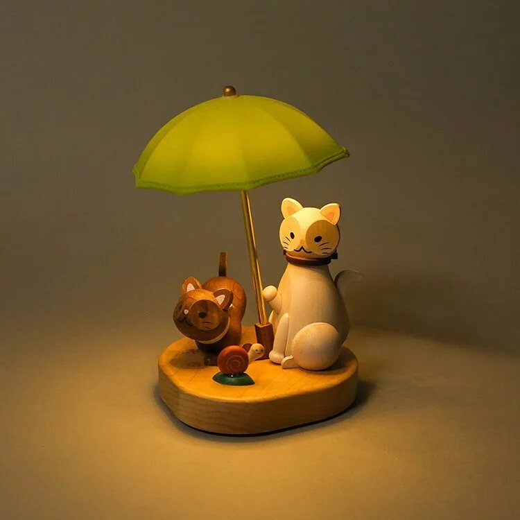 Wooderful Life &#8211; Cat Umbrella Ambiance Light 1