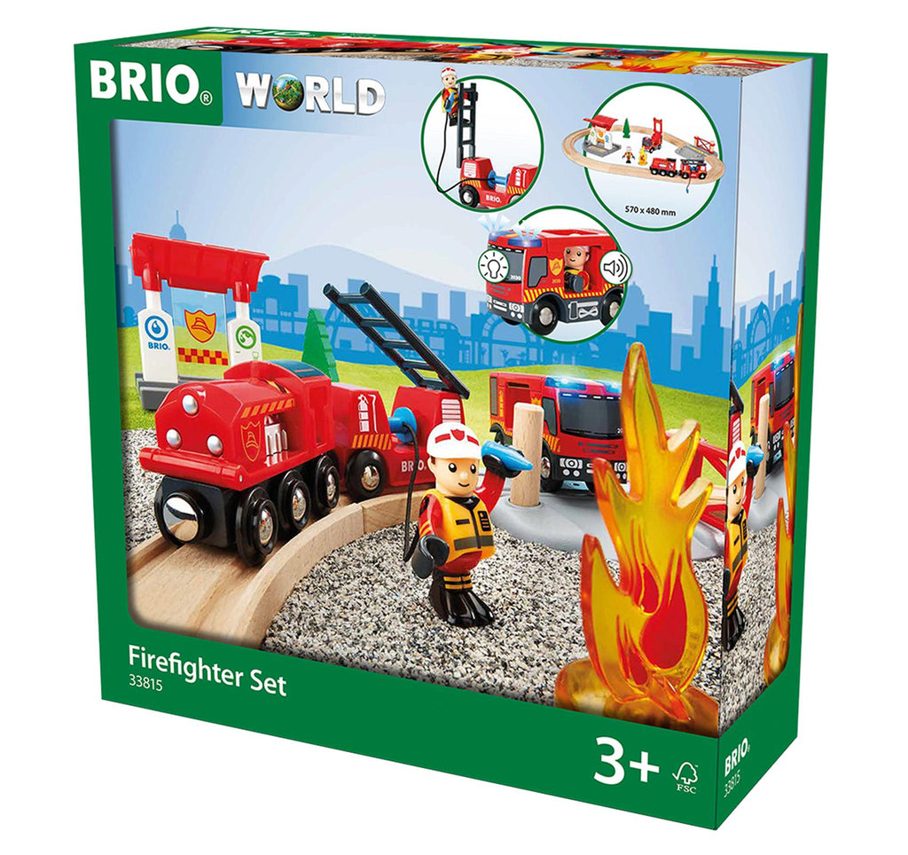 BRIO Set &#8211; Firefighter Set, 18 pieces